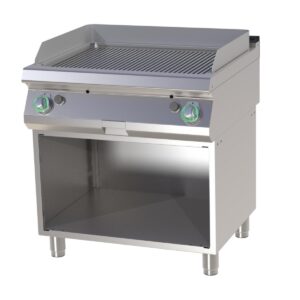RM Gastro Thermik Serie 700 I Gas-Grillplatte mit Unterbau I FTR-780G