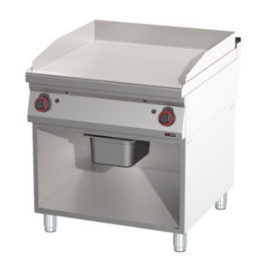 RM Gastro Thermik Serie 900 I Gas-Grillplatte mit Unterbau I FTR-90/80G
