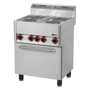 RM Gastro Thermik Serie 600 I Elektroherd mit Elektrobackofen I SPT-60ELS