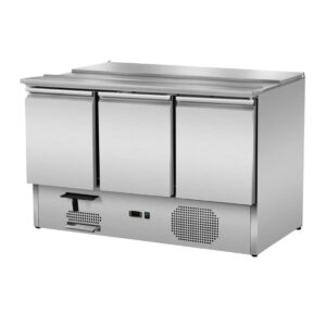 Skyrainbow Saladette 3 Türen, Inhalt 260 L, 137 x 70, mit Schiebedeckel