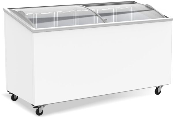 A & S Gastro Tiefkühltruhe  mit Glasschiebedeckeln | 461 Liter | 6 Körbe