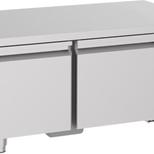 A&S Gastro Unterbaukühltisch mit 2 Schubladen -2 bis +8°C 1.200x700x600 mm