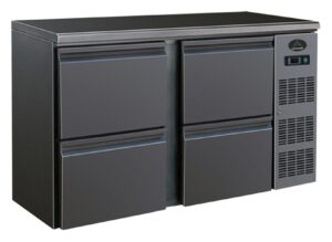 A & S Gastro Flaschenkühltisch I 350L I 4 Schubladen I BBC240