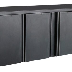 A&S Gastro Flaschenkühltisch I 537L I 3 Türen I BBC310