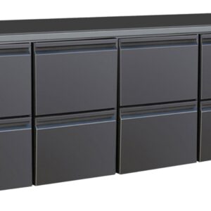 A&S Gastro Flaschenkühltisch I 698L I 8 Schubladen I BBC480