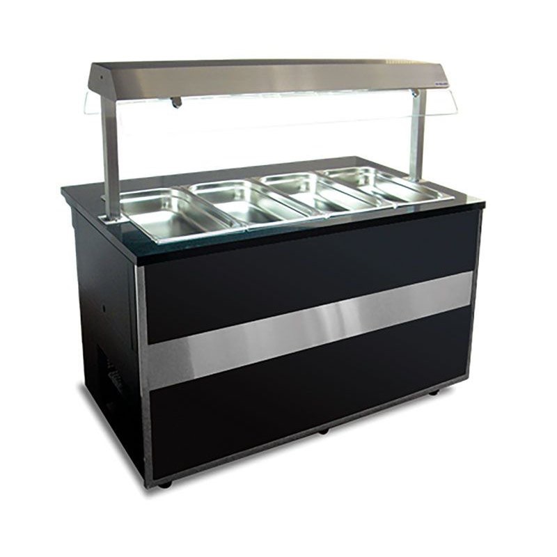 Igloo Bainmarie Heiße Theke Gastroline Opa Bemar | 576 Liter Volumen | 2000x800x1350 mm