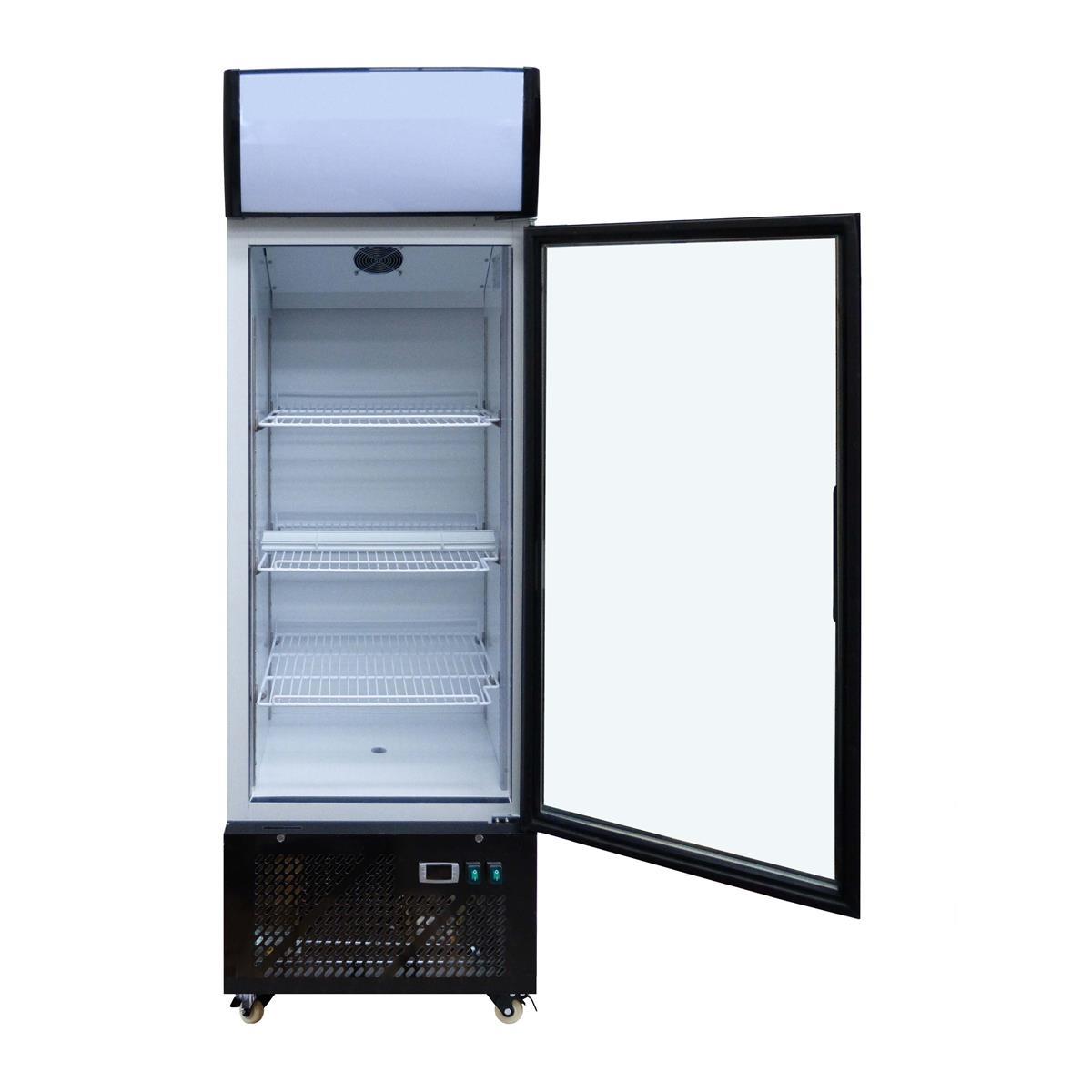 A&S Gastro Getränkekühlschrank mit Display 290 Liter | 600x588x1855 mm – Bild 2