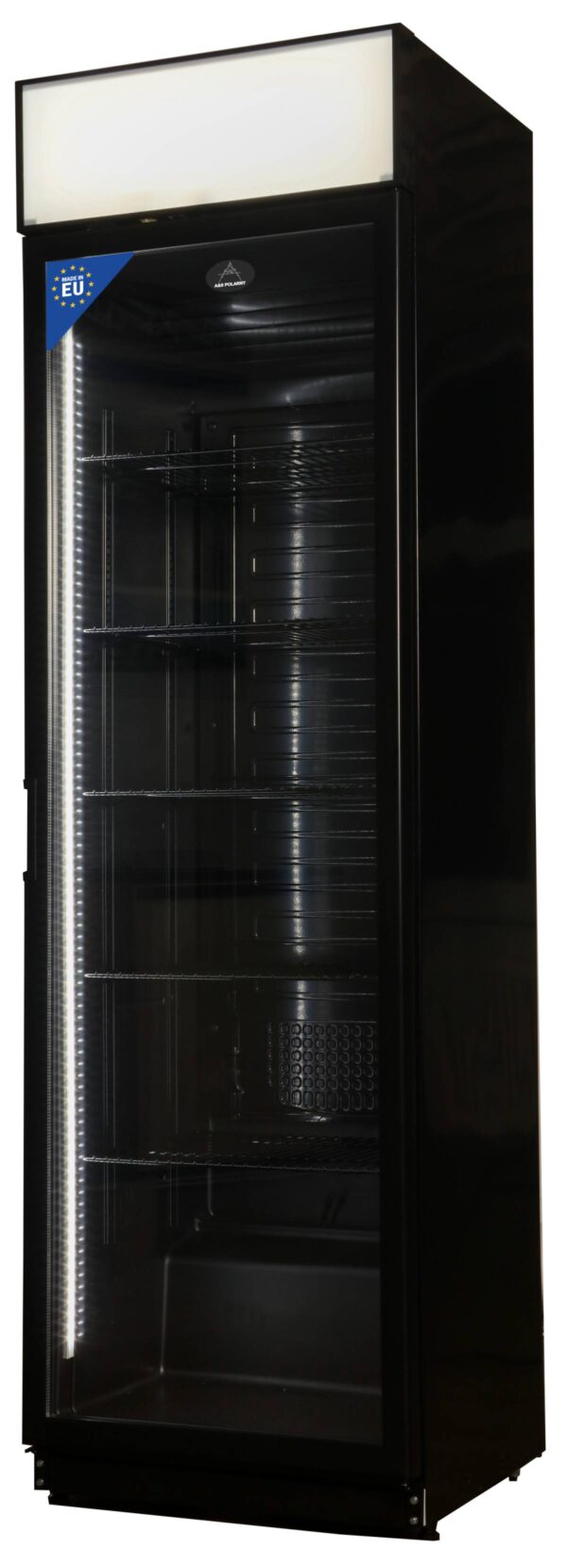A&S Gastro Flaschenkühlschrank 385 L 600x600x2025mm, schwarz