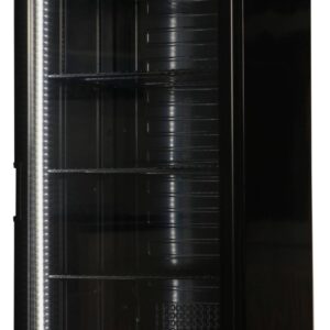 A&S Gastro Flaschenkühlschrank 385 L 600x600x2025mm, schwarz