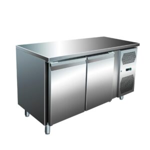 A&S Gastro VIP Kühltisch mit 2 Türen -2 bis +8°C 1.360x700x860 mm
