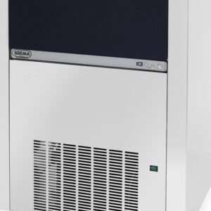 Brema Eiswürfelbereiter als Kegeleiserzeuger | Eisproduktion: ca. 155 kg / 24 Stunden| Luftkühlung | R290, 1260 W | 840x740x1075 mm