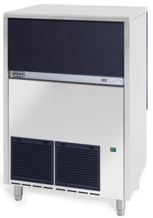 Brema Eiswürfelbereiter als Kegeleiserzeuger | Eisproduktion: ca. 85 kg / 24 Stunden| Luftkühlung | R290, 890 W | 738x600 mmx920 mm