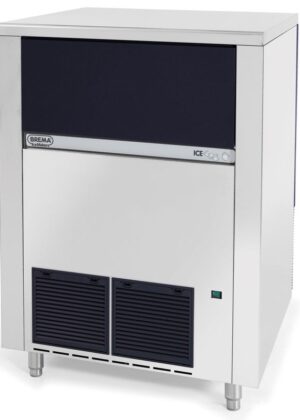 Brema Eiswürfelbereiter als Kegeleiserzeuger | Eisproduktion: ca. 95 kg / 24 Stunden| Luftkühlung | R290, 870 W | 738x600 mmx1020 mm
