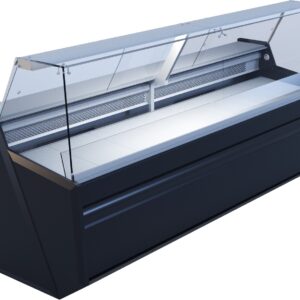 Igloo Kühltheke Deep mit gerader Frontverglasung | Dynamische Kühlung | 240 Liter Volumen | 1500x860x1220 mm