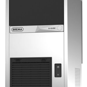 Brema Eiswürfelbereiter mit Ablaufpumpe | Eisproduktion: ca. 29 kg / 24 Stunden| Luftkühlung | R290, 270 W | 390x470x690 mm