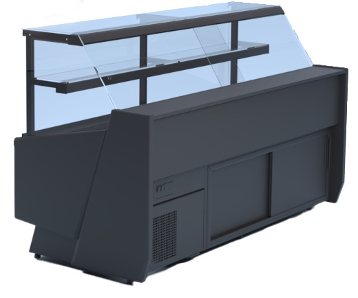 Igloo Kühltheke mit zwei Verdampfern | 195 Liter Volumen | 1500x940x1260 mm – Bild 2