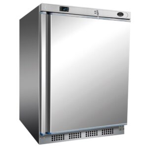 A&S Gastro Edelstahl Tiefkühlschrank I 120 L | TK-200SS