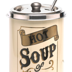 Neumärker Hot-Pot Suppentopf Hot Soup of the Day, mit Blattgold-Dekor
