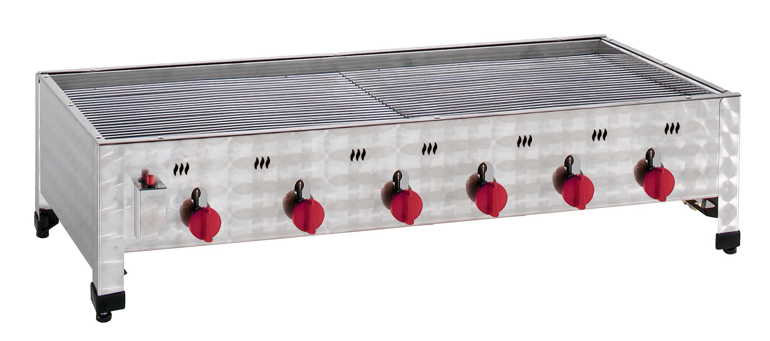 Neumärker Gas-Kombi-Tischbräter 6 6 Brenner – Bild 2