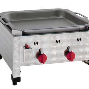 Neumärker Gas-Kombi-Tischbräter 2 2 Brenner