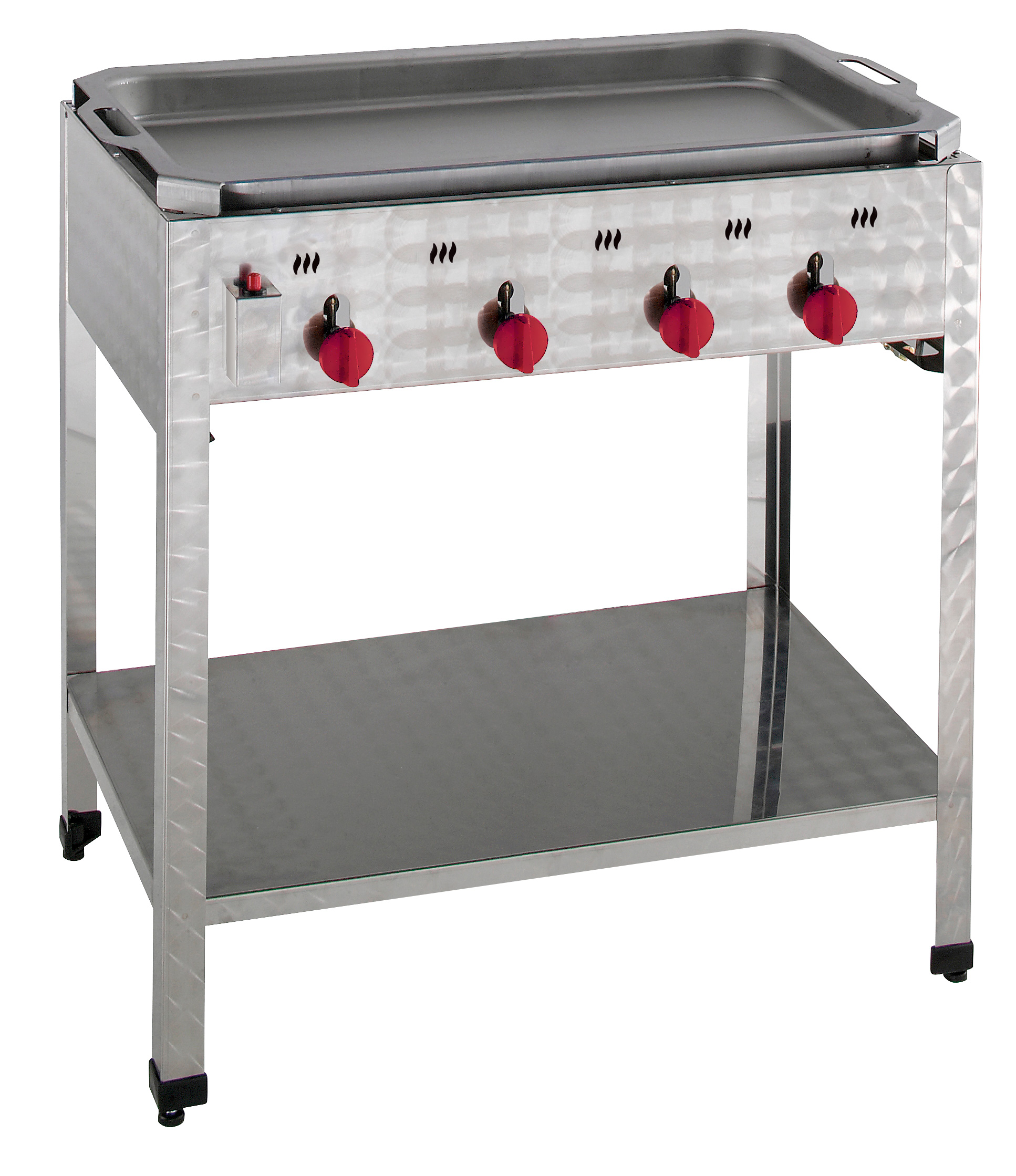 Neumärker Gas-Kombi-Standbräter 4 4 Brenner