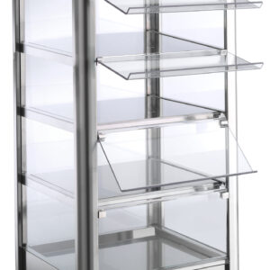 Neumärker Backwaren-Warmhaltevitrine Cube 4 Selbstbedienung