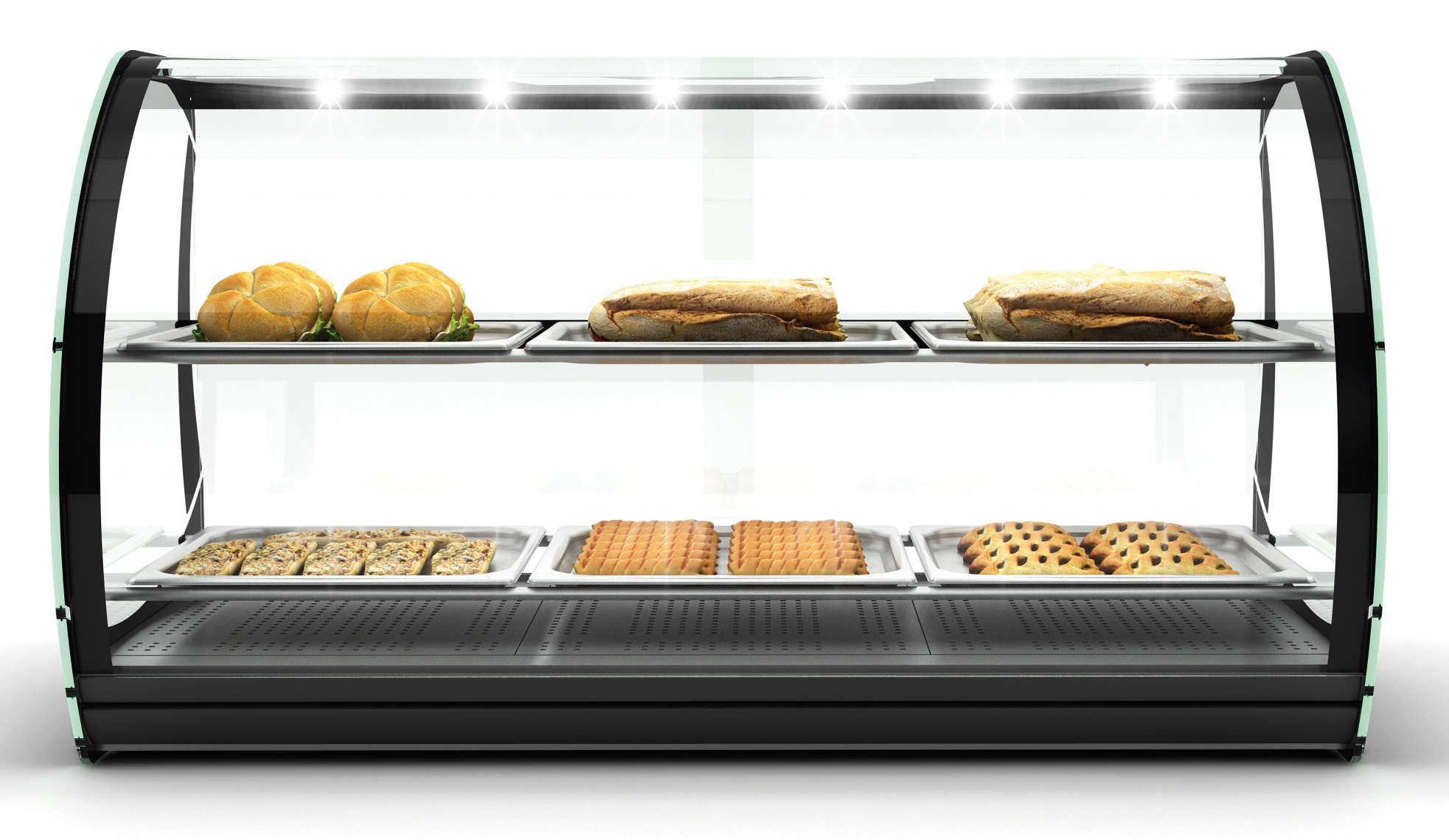 Neumärker Warmhaltevitrine Honda 6x 2/3 GN x 20 mm – Bild 2