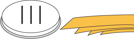 Neumärker Pasta-Scheibe Ø 50 mm Pappardelle für Nudelmachine PF15E