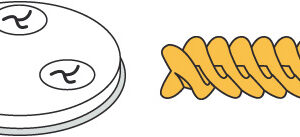 Neumärker Pasta-Scheibe Ø 57 mm Fusilli für Nudelmachine PF25E/PF40E