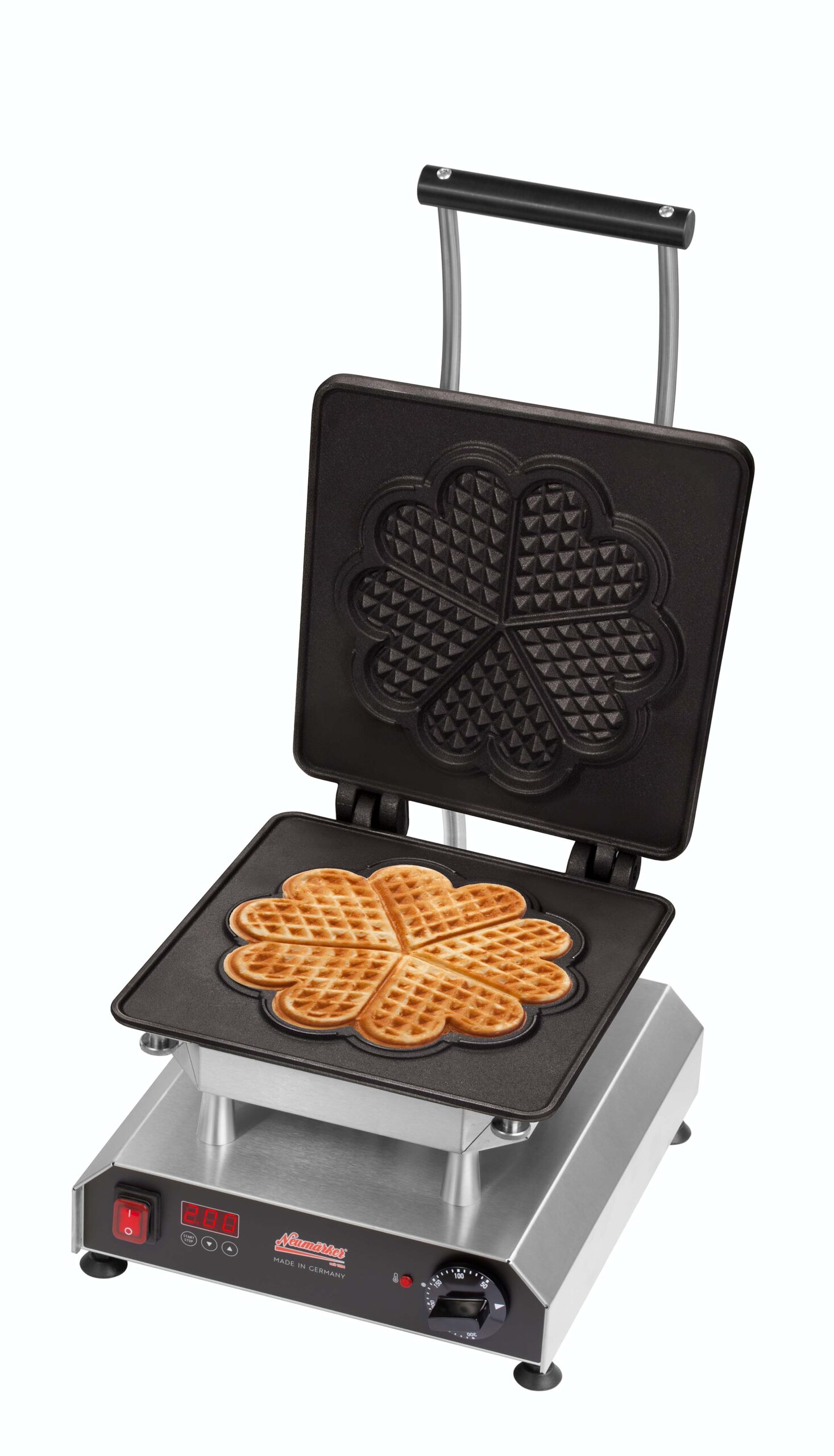 Neumärker Neumärker Waffeleisen Thermocook® inkl. Große Herzwaffel Wechselplatten