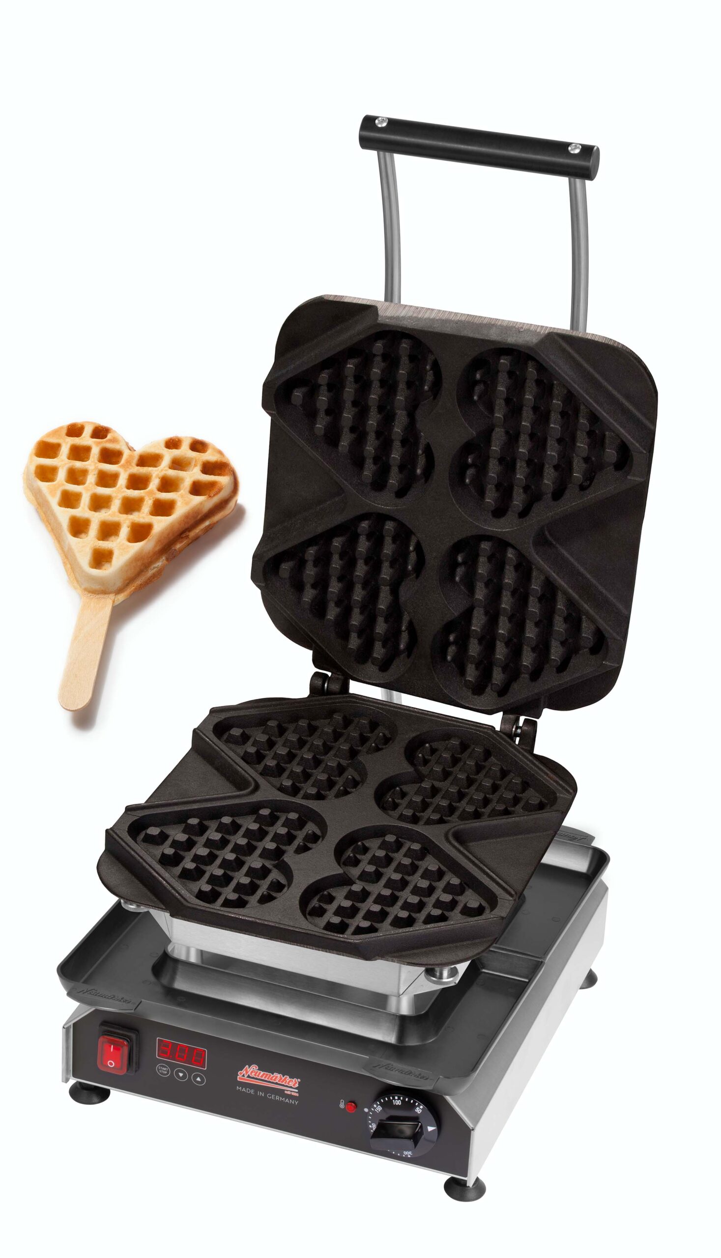 Neumärker Neumärker Waffel-Herz am Stiel Wechselplatten für Thermocook® – Bild 3
