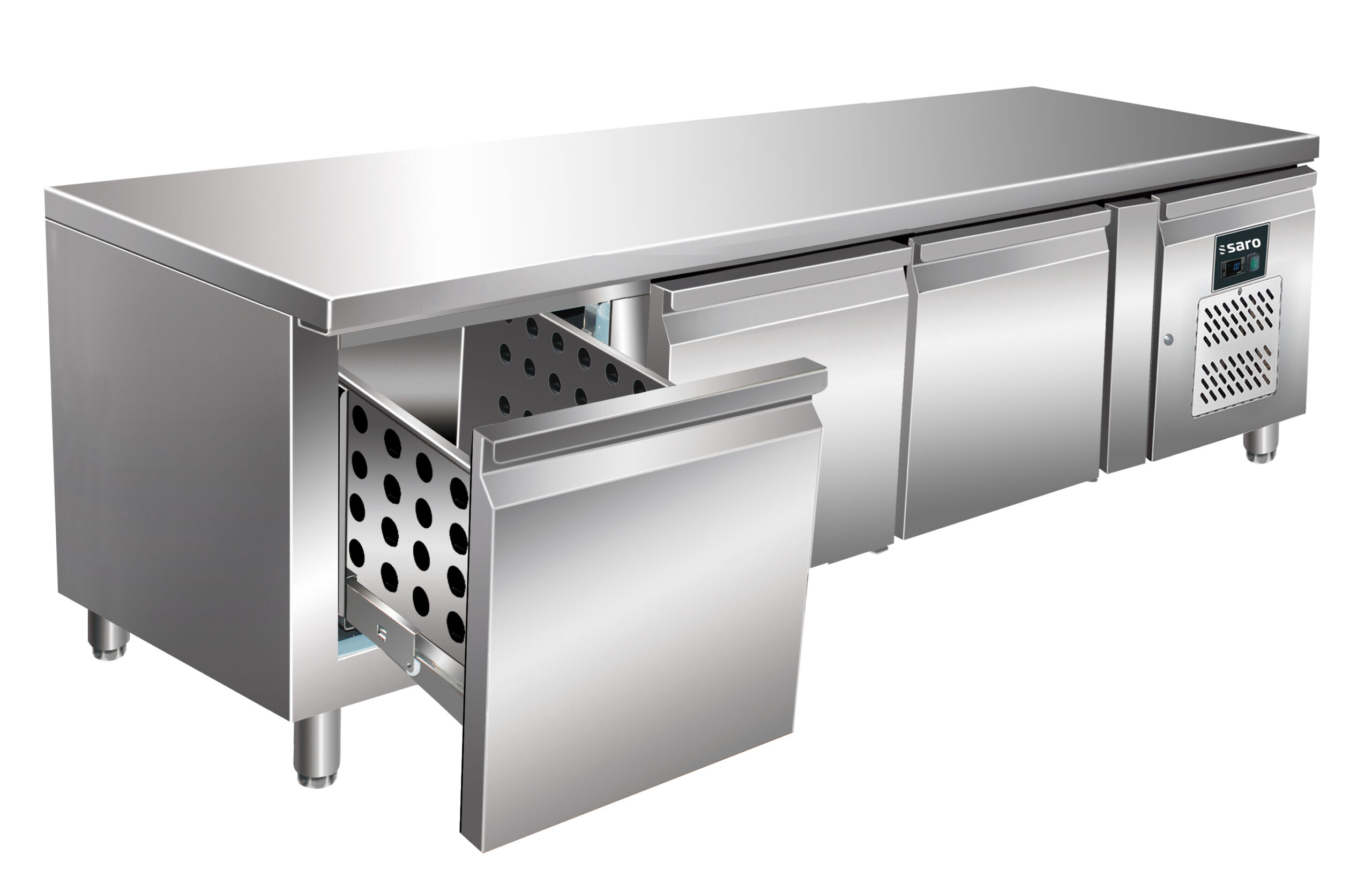 SARO Unterbaukühltisch, 3 Schubladen, UGN 3100 TN-3S