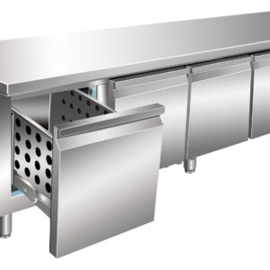 SARO Unterbaukühltisch, 4 Schubladen, UGN 4100 TN-4S