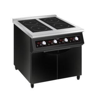 SARO Induktionsherd mit 4 Feldern, Modell NIKOS