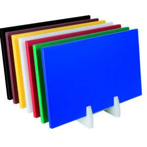 SARO Polyethylen-Schneidebrett, Anti-Rutsch-F., schwarz