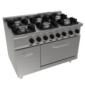 SARO Gasherd mit Elektrobackofen Modell E7/KUPG6LE