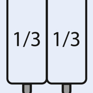 SARO E7/CPCEXC Nudelkorb-Set: 2 x 1/3 GN