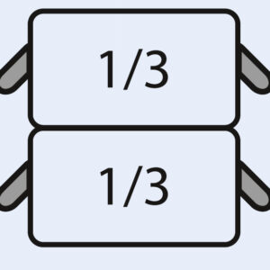 SARO E7/CPCEXE Nudelkorb-Set: 2 x 1/3 GN