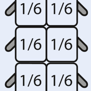 SARO Nudelkorbset 6 x 1/6