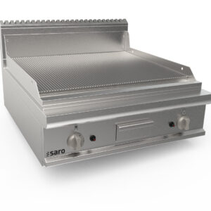 SARO Gasgriddleplatte, Tischgerät, gerillt, LQ/FTG4BBR