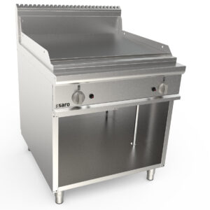 SARO Gasgriddleplatte, Standgerät, glatt, LQ/FTG4BAL