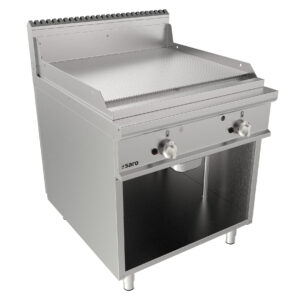SARO Gasgriddleplatte, Standgerät, gerillt, LQ/FTG4BAR