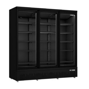 SARO Tiefkühlschrank, 3Glast., GTK 1480 S PRO - schwarz