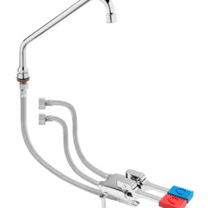 SARO Armatur, Fußpedal, Kalt-/Warmwasserset, THEA