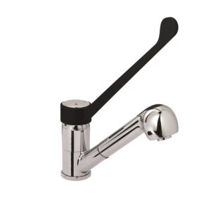 SARO Einloch-Mischbatterie, ausziehbarer Hebel, FREYA