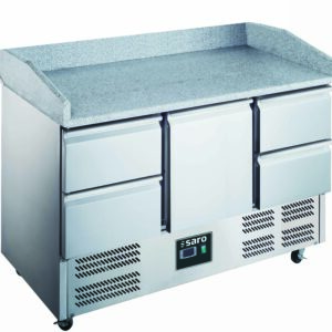 SARO Pizzatisch, Tür + 4 Schubladen, Modell 903 PZ 1/4