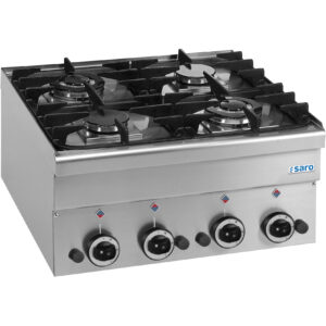 SARO Gasherd, 4 Brenner, Auftisch, 600 Line, G4S6