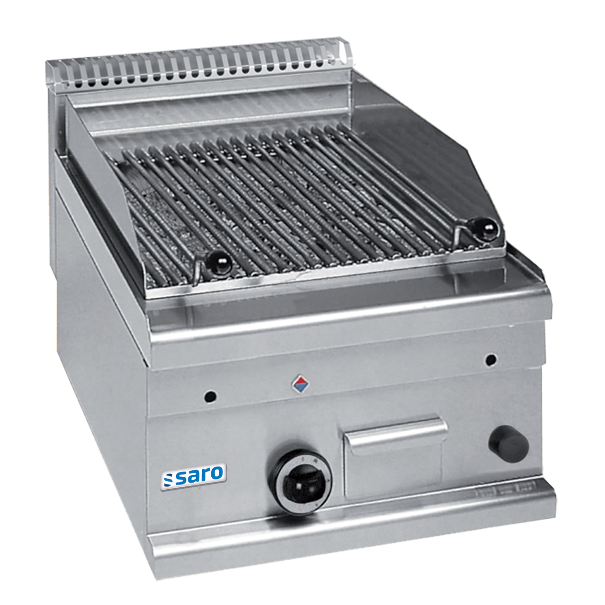 SARO Lavasteingrill, Auftisch, 400x600, Modell GPL46 1 SARO Lavasteingrill, Auftisch, 400x600, Modell GPL46