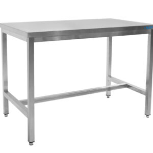 SARO Edelstahltisch ohne Unterblatt - B 1400 x T 700 mm