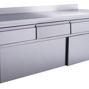 SARO Schiebetürenschrank, 4 Schubl.,Aufkant.,2000x700mm